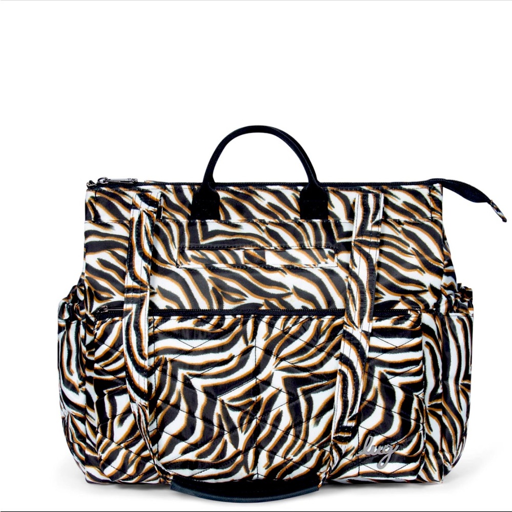NWT: LUG SOPRANO CONVERTIBLE TOTE - ZEBRA SAND - SOLD out at LUG